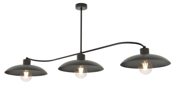 Lampadario a sospensione FOSTER 3 Black