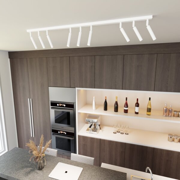 Lampadario Orientabile da soffitto IVI 9 White