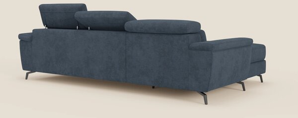 Estro Divano estraibile con chaise-longue e poggiatesta reclinabili in