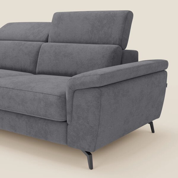 Estro Divano estraibile con chaise-longue e poggiatesta reclinabili in