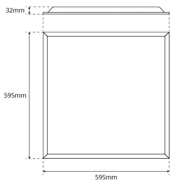 Pannello LED 60x60 42W CCT Bianco Variabile UGR19 CRI92 con driver Philips Colore Bianco Variabile CCT
