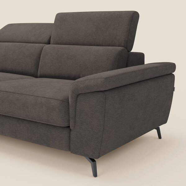Estro Divano estraibile con chaise-longue e poggiatesta reclinabili in
