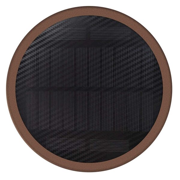 Paletto da giardino Solare Corten 80cm con Sensore Mov. e Picchetto Colore Bianco Naturale 4.000K