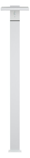 Paletto da giardino Solare Bianco 100cm con Sensore Mov. e Picchetto Colore Bianco Naturale 4.000K