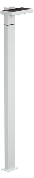 Paletto da giardino Solare Bianco 100cm con Sensore Mov. e Picchetto Colore Bianco Naturale 4.000K