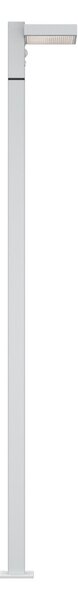 Paletto da giardino Solare Bianco 100cm con Sensore Mov. e Picchetto Colore Bianco Naturale 4.000K
