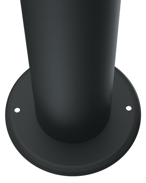 Paletto da Giardino Solare Nero da 100cm IP54 in Alluminio Colore Bianco Naturale 4.000K