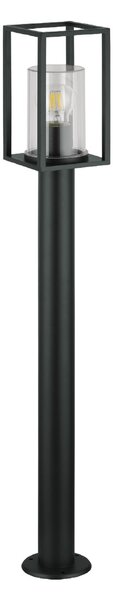 Paletto da Giardino Nero 100cm Base E27 - Serie PRISM