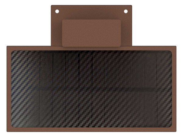 Paletto da giardino Solare Corten 100cm con Sensore Mov. e Picchetto Colore Bianco Naturale 4.000K