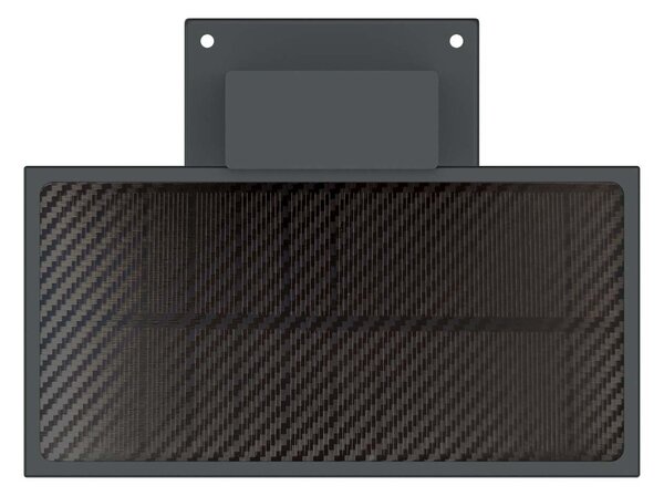 Paletto da giardino Solare Nero 100cm con Sensore di Mov. e Picchetto Colore Bianco Naturale 4.000K