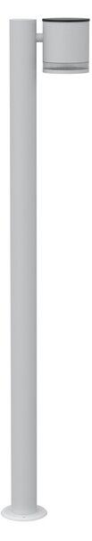 Paletto da Giardino Solare Bianco da 100cm IP54 in Alluminio Colore Bianco Naturale 4.000K