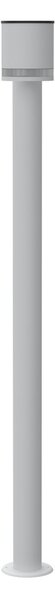Paletto da Giardino Solare Bianco da 100cm IP54 in Alluminio Colore Bianco Naturale 4.000K