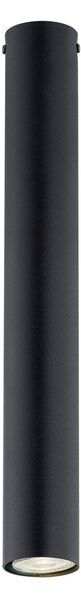 Plafoniera TECNO 1L da soffitto base GU10 Nera