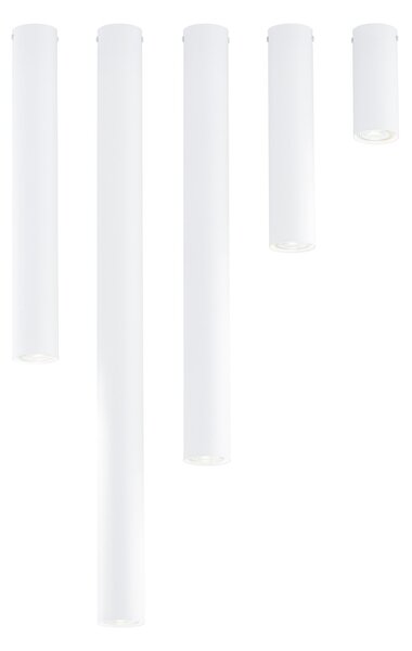 Plafoniera TECNO 1S da soffitto base GU10 Bianca
