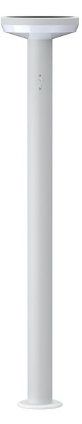 Paletto da giardino Solare Bianco 80cm con Sensore Mov. e Picchetto Colore Bianco Naturale 4.000K