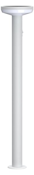 Paletto da giardino Solare Bianco 80cm con Sensore Mov. e Picchetto Colore Bianco Naturale 4.000K