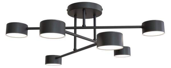 Lampadario a sospensione HALO 6 Black