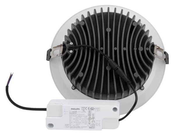 Faro LED da Incasso 42W IP54 Foro Ø210mm UGR19 con driver Philips Colore Bianco Variabile CCT