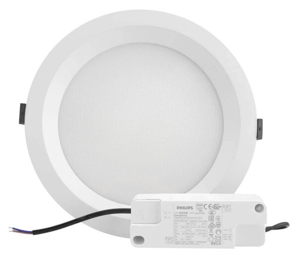 Faro LED da Incasso 42W IP54 Foro Ø210mm UGR19 con driver Philips Colore Bianco Variabile CCT