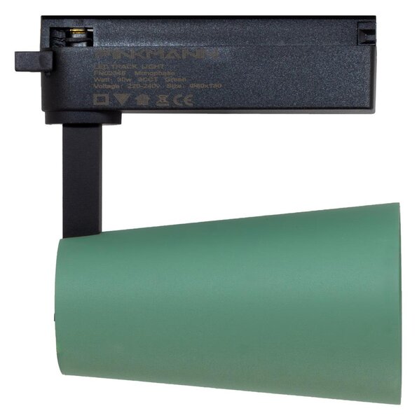 Faro LED 30W Monofase Verde CRI92 Bianco Variabile 38° - Bridgelux LED Colore Bianco Variabile CCT
