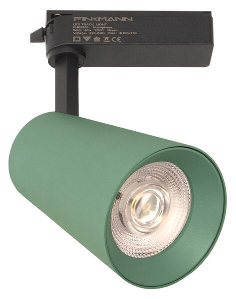 Faro LED 40W Monofase Verde CRI92 Bianco Variabile 38° - Bridgelux LED Colore Bianco Variabile CCT