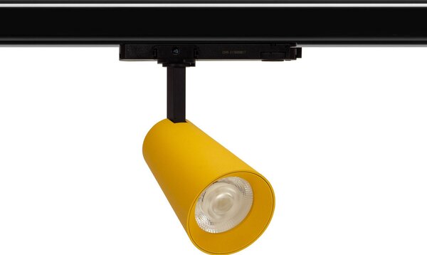 Faro LED 30W Trifase Giallo CRI92 Bianco Variabile 38° - Bridgelux LED Colore Bianco Variabile CCT