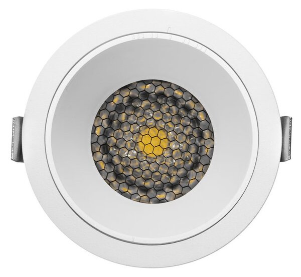 Faro da Incasso Bianco 12W Foro Ø75mm CCT 15°-55° con driver Philips Colore Bianco Variabile CCT