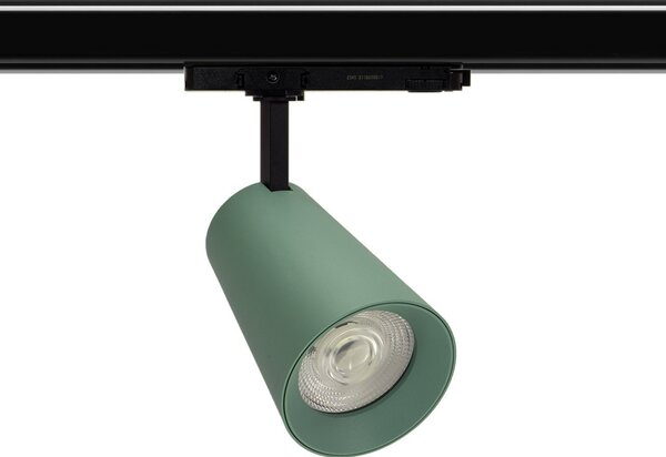 Faro LED 40W Trifase Verde CRI92 Bianco Variabile 38° - Bridgelux LED Colore Bianco Variabile CCT