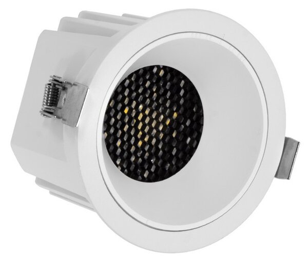 Faro da Incasso Bianco 12W Foro Ø75mm CCT 15°-55° con driver Philips Colore Bianco Variabile CCT