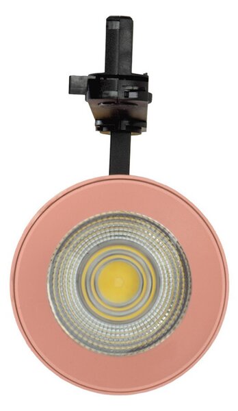 Faro LED 40W Trifase Rosa CRI92 Bianco Variabile 38° - Bridgelux LED Colore Bianco Variabile CCT