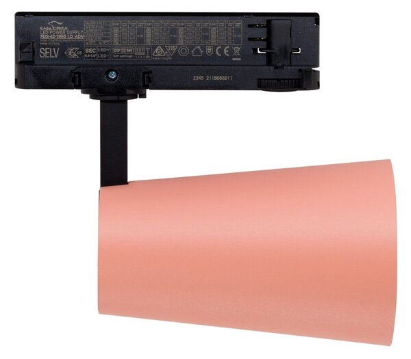 Faro LED 40W Trifase Rosa CRI92 Bianco Variabile 38° - Bridgelux LED Colore Bianco Variabile CCT