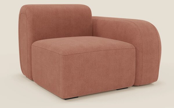 BonBon modulo terminale 105 cm sinistro o destro - tessuto smacchiabil