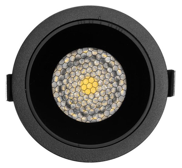 Faro da Incasso Nero 12W Foro Ø75mm CCT 15°-55° con driver Philips Colore Bianco Variabile CCT