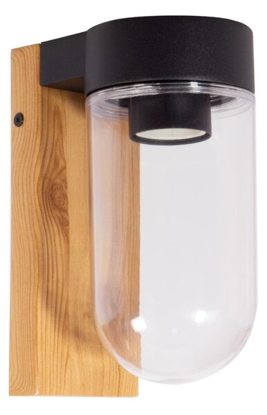Applique da Esterno Color Legno con Base E27 IP54