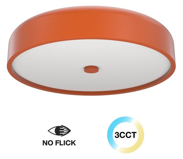 Plafoniera LED Rotonda 36W CCT Ø450mm Marrone