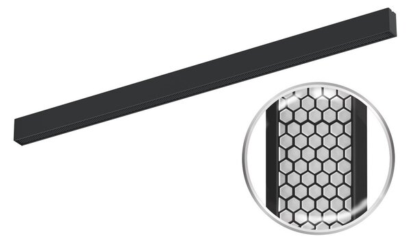 Plafoniera Lineare LED 40W 120cm DALI2 - driver Philips Bianca o nera