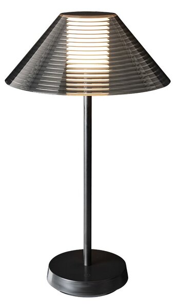 Lampada da Tavolo Ricaricabile 1.5W Bianco Caldo Dimmerabile - Nera