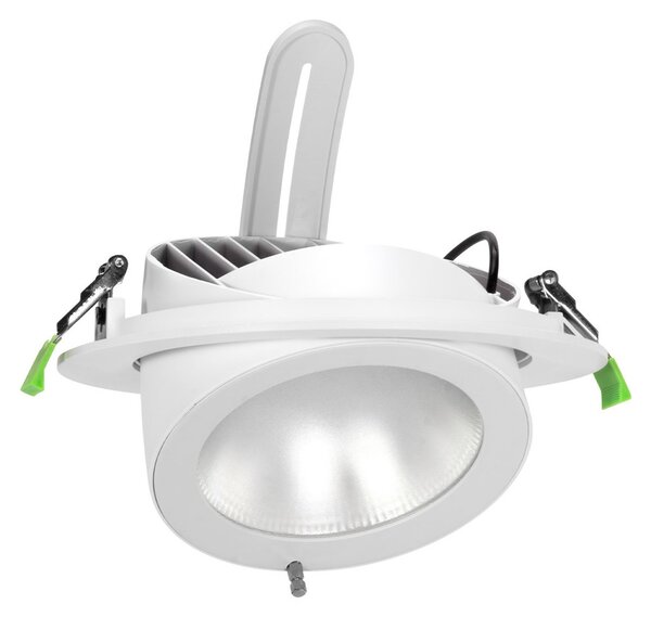 Faro LED da Incasso 42W Orientabile Foro Ø210mm con driver Philips Colore Bianco Variabile CCT