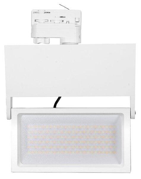 Faro LED 44W Rettangolare Trifase CRI92 CCT Bianco con driver Philips Colore Bianco Variabile CCT