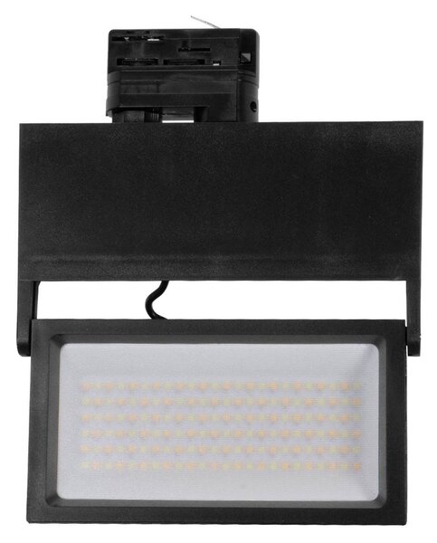 Faro LED 44W Rettangolare Trifase CRI92 CCT Nero con driver Philips Colore Bianco Variabile CCT
