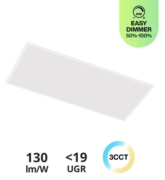 Pannello LED 120x60 84W CCT Bianco Variabile UGR19 con driver Philips Colore Bianco Variabile CCT
