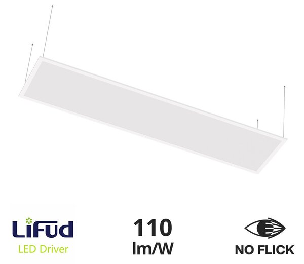 Pannello LED a Sospensione 120x30 40W IP40 No-Flickering - LIFUD Driver Colore Bianco Naturale 4.000K