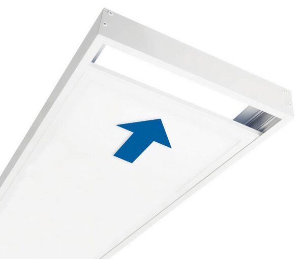 Plafoniera LED 120x30 40W IP40 No-Flickering - LIFUD Driver Colore Bianco Freddo 6.000K