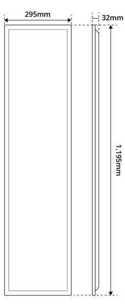 Pannello LED a Sospensione 120x30 40W IP40 No-Flickering - LIFUD Driver Colore Bianco Naturale 4.000K