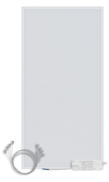 Pannello LED a Sospensione 120x60 42W CCT UGR19 con driver Philips Colore Bianco Variabile CCT