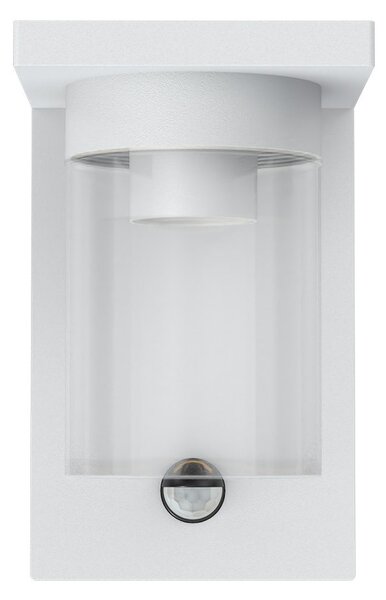 Applique Bianca IP54 con Base E27 e Sensore di Movimento - Serie RIGA
