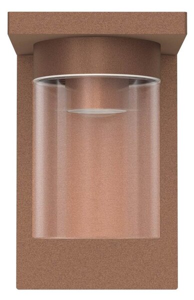 Applique Corten/Mattone da Parete Base E27 IP54 - Serie RIGA