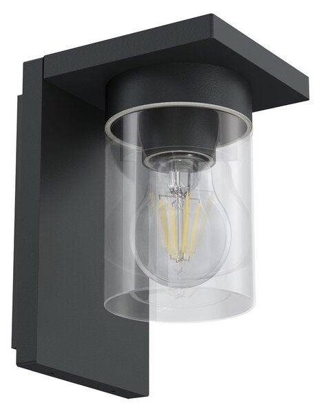 Applique Nera da Parete Base E27 IP54 - Serie RIGA