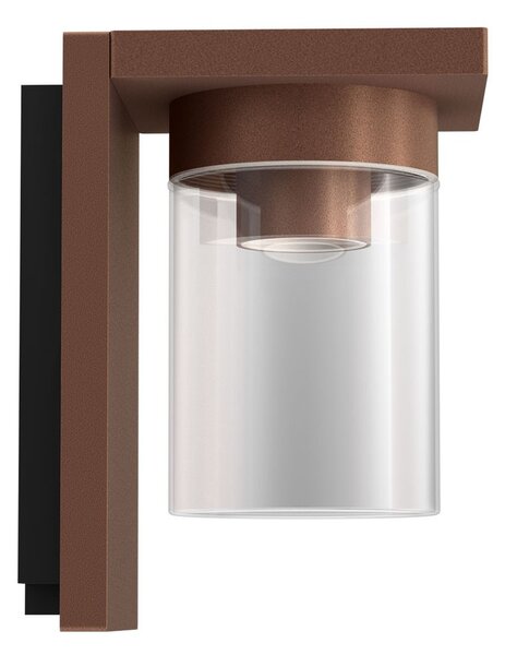 Applique Corten/Mattone da Parete Base E27 IP54 - Serie RIGA