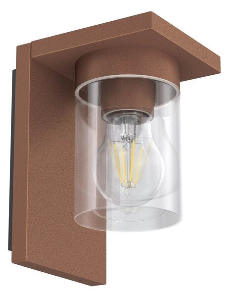 Applique Corten/Mattone da Parete Base E27 IP54 - Serie RIGA